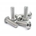 3 8-16 X 1 25 In Button Head Socket Cap Bolts 304 Stainless Steel 18 8 Full Thread Coarse Unc Allen Hex Drive 20 Pcs 