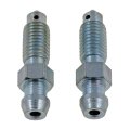 Brake Bleeder Screws For Mazda Miata 1993 1994 1995 1996 1997 Steel Silver Hex Head 7mm Bolt Thread Size 2 Pack 