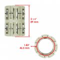 Caltric Front Differential Roll Cage Armature Plate Compatible With Polaris Magnum 330 4x4 2003 2004 2005 2006