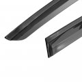 Vesul Rain Guard Window Visor For Subaru Crosstrek 2024 Wind Deflector Shield Cover With 304 Stainless Steel Trim Outside Mount 