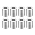 8pcs Aluminum Spacer 3 4 Od X 8 Id 15 16 Length Screw Standoff Bushing Plain Finish Unthreaded Round Metal For Screws Bolts And 