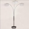 Floor Lamp In Black Silver By Crown Mark 