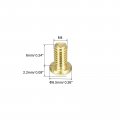 Uxcell Brass Machine Screws M4x6mm Phillips Pan Head Fastener Bolts For Furniture Office Equipment Electronics 36pcs