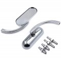 Smt-chrome Oval Mirrors Compatible With Suzuki Savage Intruder Volusia Gsxr 600 750 1000 1300 B00rw3dqja