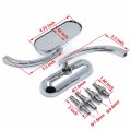 Smt-chrome Oval Mirrors Compatible With Suzuki Savage Intruder Volusia Gsxr 600 750 1000 1300 B00rw3dqja