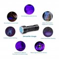 21led Uv Blacklight Flashlight 395nm Led Handheld For Pets Urine Dry Stains Mini Light