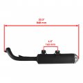 Caltric Exhaust Muffler Compatible With Yamaha 2ls-e4710-00-00 Gasket