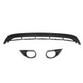 No 4l0807489 Front Lower Hood Bumper Grille Grill Fog Light Cover For Audi Q7 2010-2015 Without Hole Black 1 Set 