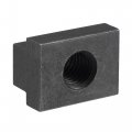 Uxcell M12 Thread T Slot Nuts Alloy Steel Black Oxide Finish Grade 8 Tapped Through T-nuts Furniture 10pcs