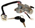 Ignition Key And Tumbler 201-1737 With Two Non Programmable Keys Pre Lubricated For Smooth Operation Black Panel Mount Switch 