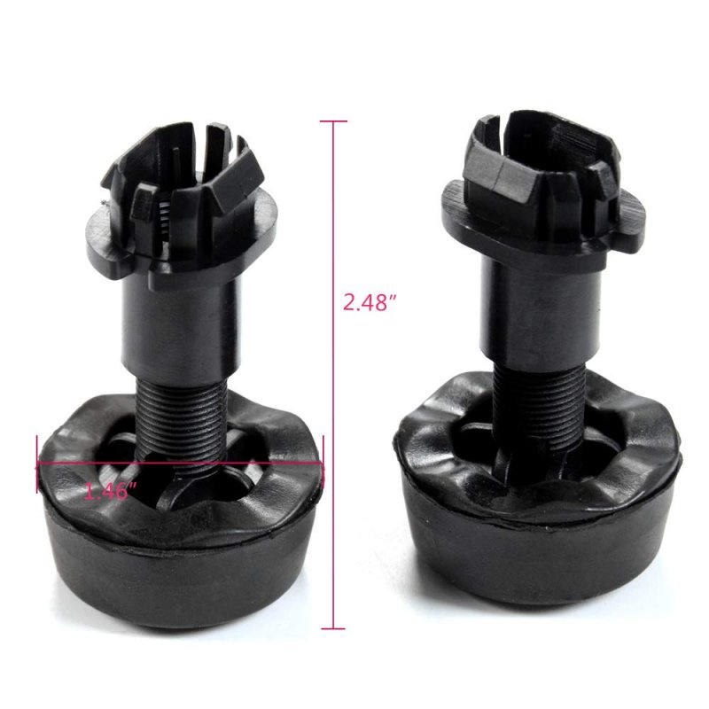 Radiator Hood Stop Cushion Rubber Bumper Set Of 2 For Ford Escape C Max Edge Focus Transit Connect Lincoln Mkc Cv6z-16758-a