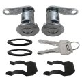 Vehicle Door Lock Cylinder Set W Keys Replacement Switch Kit Fit For Ford F250 Custom Cab Chassis 2-door 4 9l 4917cc 300cu In 