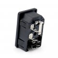 Baomain Module Power Plug Socket Connector Fuse Switch Male 250v 10a