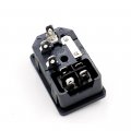 Baomain Module Power Plug Socket Connector Fuse Switch Male 250v 10a