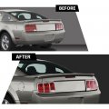 G-plus Chrome Taillight Tail Light Bezel Covers Compatible With Ford Mustang 2005-2009 Triple Plated Silver
