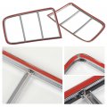 G-plus Chrome Taillight Tail Light Bezel Covers Compatible With Ford Mustang 2005-2009 Triple Plated Silver
