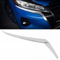 G-plus Front Right Side Bumper Cover Molding Chrome Trim 1pc Silver Compatible With Nissan Kicks 2021-2023 For S And Sv Models