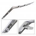 G-plus Front Right Side Bumper Cover Molding Chrome Trim 1pc Silver Compatible With Nissan Kicks 2021-2023 For S And Sv Models