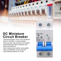 Mini Circuit Breaker Switch Dc Miniature Pv System Disconnect Upgraded 2p 500v Air For Solar Panels Grid 10a