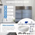 Refrigerator Water Line Kit Connection And 1 4 Compression Ice Maker Installation For Makers Ro System Hookups