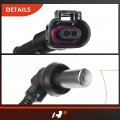 A-premium Abs Wheel Speed Sensor Compatible With Audi Models A6 Quattro 1999 Front Driver Or Passenger Side Replace 4b0927803