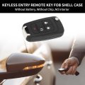 Key Shell Caseless Entry Remote Key Fob Replacement For Chevrolet Equinox 2018-2020 Cruze 2012-2015 4 Buttons Oht01060512
