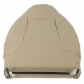 Ecotric Synthetic Leather Seat Cover Compatible With 1992-1996 Ford Bronco Med Mocha Tan Driver Passenger Top
