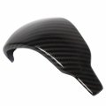 Cherocar Gear Shift Knob Cover Stick Shifter Cap Frame For 2017-2020 Jeep Grand Cherokee Interior Accessories Carbon Fiber 