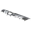 Front Bumper Upper Grille Black Chrome Plastic Replacement For 2018 2019 Sienna 