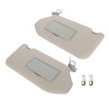 Ocpty Sun Visor Fit For 2013-2018 Nissan Pathfinder 2014-2017 Infiniti Qx60 2013 Jx35 With Sunroof Left And Right Sides Gray 