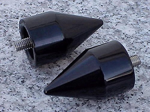 I5 Black Spike Bar Ends For Kawasaki Ninja 250 300 400 Zx4rr 500 650 Zx6 Zx6r Zx7 Zx7r Zx9 Zx9r Zx10 Zx10r Zx12 Zx12r Zx14