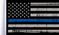 Pro Pad Inc Flg-ptbl Sleeved 6 By 9-inch Grunge Police Thin Blue Line Motorcycle Flag With 1 2 Sleeve Fits 3 8 Mount Pole 