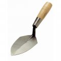 Kraft Tool Ro75 W Rose Standard Shank Specialty Tile Trowel With 5-inch Wood Handle 7-inch 