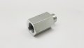 Autobahn88 Anti-rusted Steel Metric Hose End Fitting M14x1 5 Male To M16x1 Female Hex 22 L 43mm 1 7