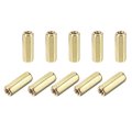 M2x9mm Female-female Hex Brass Pcb Motherboard Spacer Standoff For Fpv Drone Quadcopter Computer Circuit Board 20pcs