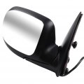 Ocpty Black Right Side Mirror Fit For 2001-2002 Chevy Silverado 1500 Hd Metallic Finish Glass Manual Folding Heated