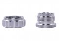Hiwowsport Aluminium Alloy Fuel Cap Weld On Filler Neck Oil Tank 1 5 Inch Silver 