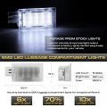 Led Trunk Cargo Courtesy Lamp For 2005-2014 Ford Mustang Edge Mkx Clear Lens