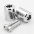 Chrome Billet Aluminum Bar Ends For Ninja Zzr600 Zx7r Zx9r Zx10r Z1000 Zx11 Zrx1200 Zx12r Zx14 Pair Of Left And Right Handlebar 