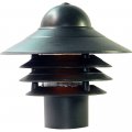 Kastlite Black Nautical Post Walkway Lamp 10 High Outdoor Coastal Fixture Fits 3 Posts Ul Listed Dock Light Comes With Mounting 