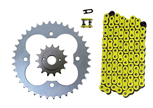 Yellow 520x94 O Ring Drive Chain And 14 38 Sprockets For Honda Trx400ex Sportrax 1999 To 2004 Models K15951570520oy94