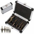 Preamer Hss Multiple Cobalt Step Drill Bit Set For Wood Metal Hole Saw With Aluminum Case 5pcs 50 Sizes