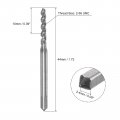 Uxcell Spiral Flute Taps 2-56 Unc 2b High Speed Steel Hss Uncoated Machine Thread Milling Threading Screw Tap 3 Flutes Tapping