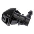 Windshield Washer Nozzle For Jeep Commander 2006 2007 2008 2009 2010 Black Plastic 0 012 In Hose Port Replaces 4806312aa 