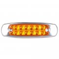 Ocpty 12led Side Marker Light 10pcs Red Amber Trailer Lamp Stop Turn Tail Fit For Boats Truck Pickups 12v Waterproof Signal