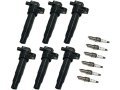 Ignition Coil Set With Spark Plugs 12 Piece For 2006 2010 Hyundai Sonata 3 3l V6 W0114 G429127 