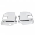 Kuafu Full Mirror Covers Compatible With 2017-2021 Ford F250 F350 F450 Super Duty Shiny Chrome Plated Signals Designed