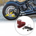 Uxcell Red Motorcycle Motorbike Anti-thief Safety Security Disc Lock System With 2 Keys