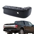 Black Rear Bumper End Passenger Side Face Bars Replacement For F150 2021-2023 Without Auto Park Sensors Hole With Assist 