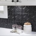 Fasa De Traditional Style Pattern 1 Decorative Vinyl Backsplash 15 Sq Ft Kit In Bermuda Bronze 
